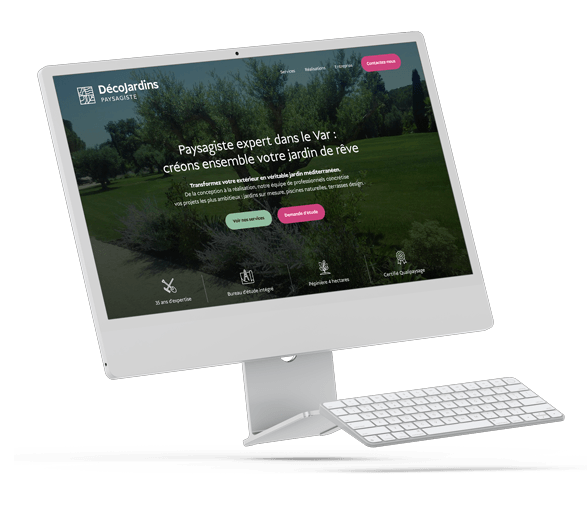 capture site internet de Déco Jardins