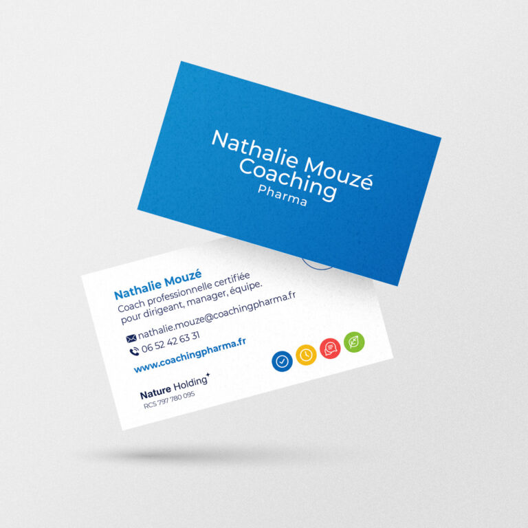 Carte de visite de coaching pharma